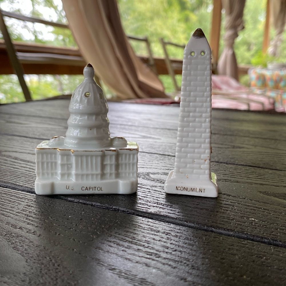 🏛️Souvenir Salt & Pepper Shakers ~ Washington DC 🏛️